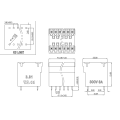 3.81MM pitch double layer PCB terminal block right angle socket